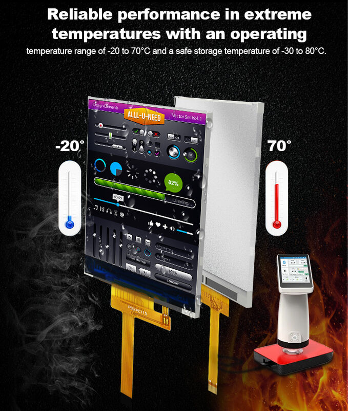 Polcd 260 Nit HD TFTディスプレイ 240X320 4線SPIインターフェース 2.4インチ TFT LCD