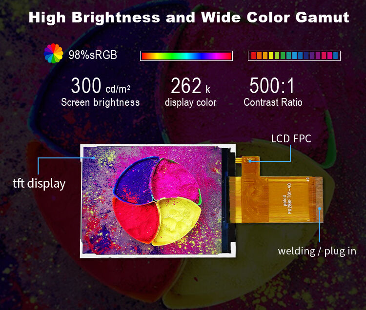 Polcd 工場 卸売 2.8 インチ 小型Lcdディスプレイ スパイ Mcu インターフェイス 240*320 2.8 インチ Tft Lcd モジュール