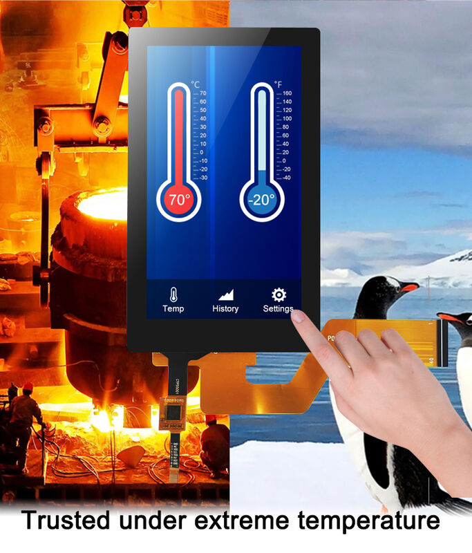 Polcd 高明るさ 5.5 インチ TFT スクリーン モジュール 720x1280 40 PIN LCD ディスプレイ 産業医療用