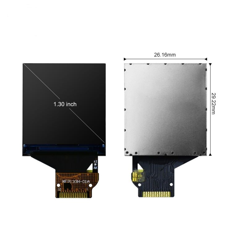 Polcd 1.3インチ高解像度角型LCDスクリーン ウェアラブル用 240x240 SPI ST7789V IPS TFT LCDディスプレイ