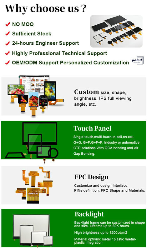 Polcd 卸売2.4インチ液晶ディスプレイ 240x320 QVGA ST7789V2 SPI LCDディスプレイモジュール