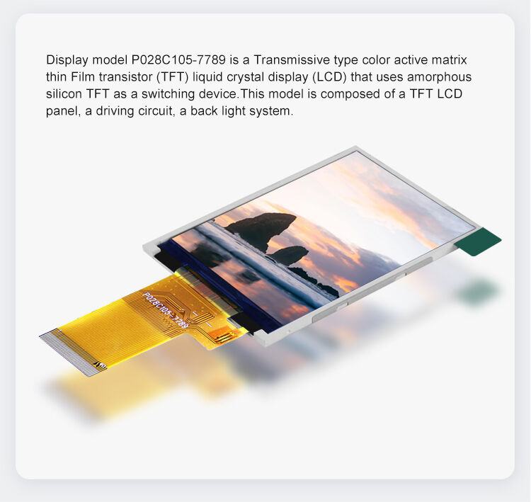 Polcd 小サイズ2.8インチLCDディスプレイ 240*320解像度 MCU スピ40ピンST7789V2.8インチ TFTパネルモジュール