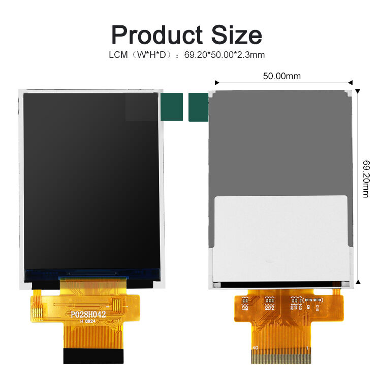 Polcd 2.8インチ LCDスクリーン パネル 240*320 MCU SPIインターフェース ILI9341V TFT LCDモジュールディスプレイ