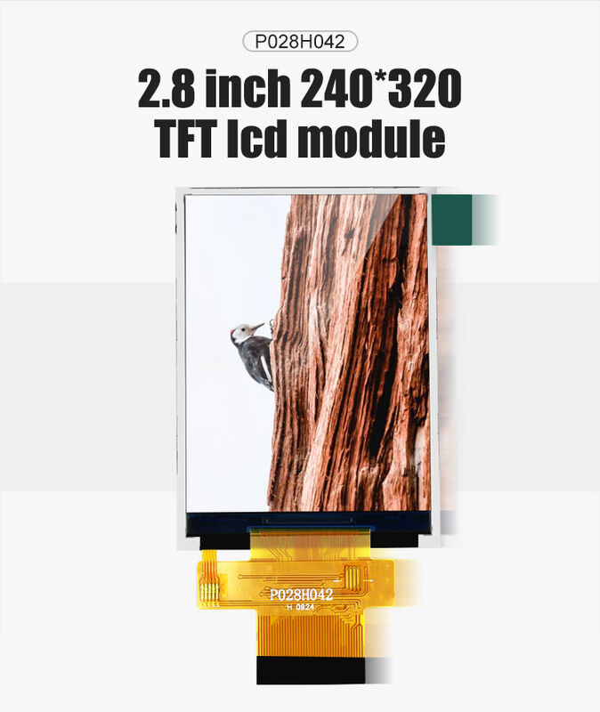 Polcd 2.8インチ LCDスクリーン パネル 240*320 MCU SPIインターフェース ILI9341V TFT LCDモジュールディスプレイ