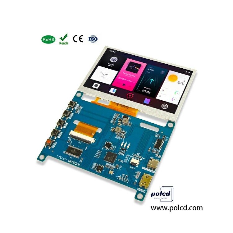 Polcd RTD2281 多機能ラズベリーパイディスプレイスクリーン ユニバーサルLCDドライバーボード 4.3インチ 5インチ H-DMI USBコントローラボード