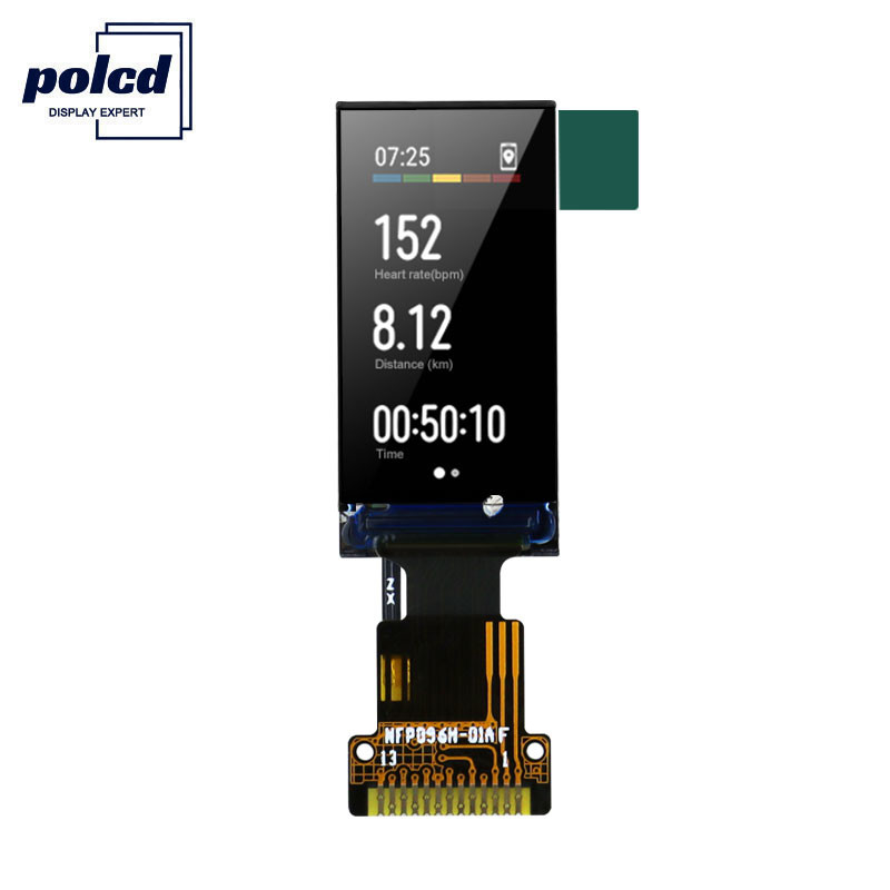Polcd 80x160 ピクセル 0.96 TFT ディスプレイ 1.5mm TFT LCD モジュール 400 Nit