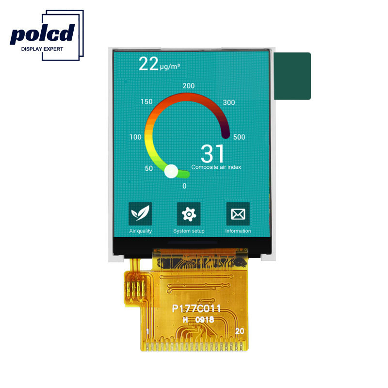 Polcd 1.77 インチ Tft 128*160 色 262K RGB Lcd ディスプレイ ノーマル ブラック