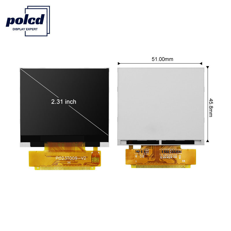 Polcd ILI9342C 2.31 インチ LCD 8080 MCU 16 ビット 320x240 LCD ディスプレイ 300 Nit
