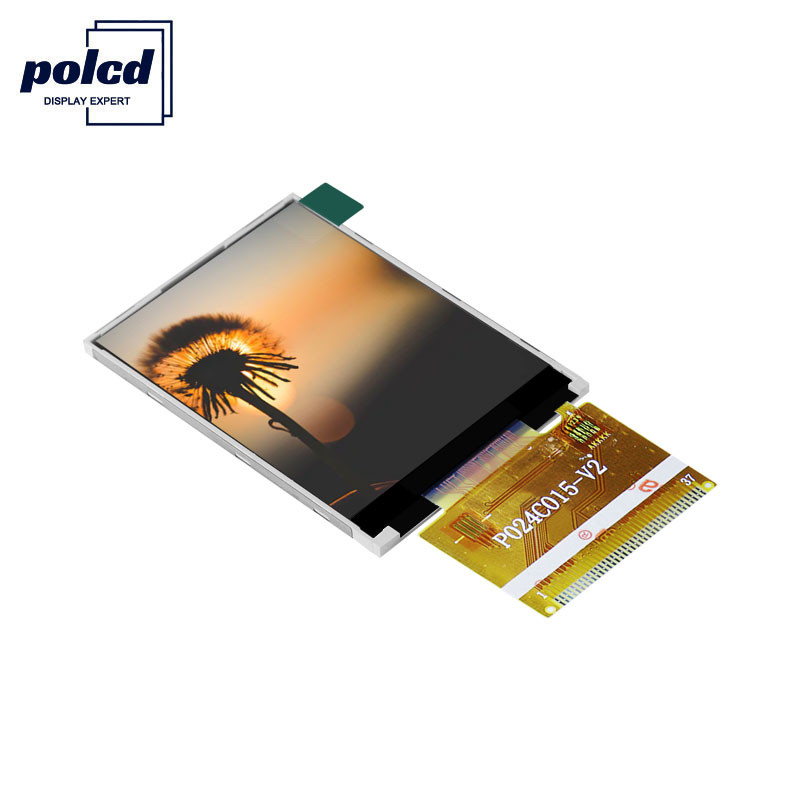 Polcd 300 Nits Tft スクリーン 65K 2.4 インチ Tft Lcd Ili9341V 16 ビット