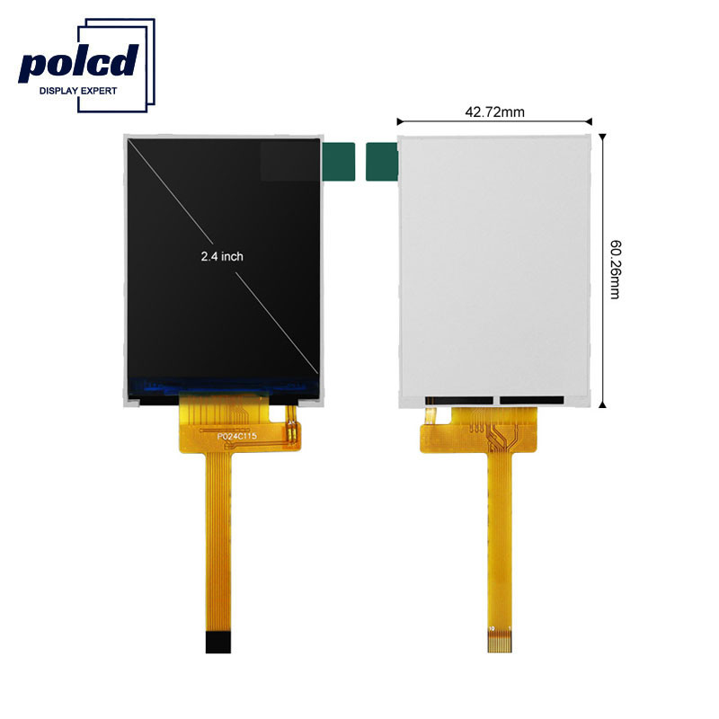 Polcd 260 Nit HD TFT ディスプレイ 240X320 2.4 インチ TFT Lcd 4 ワイヤー SPI