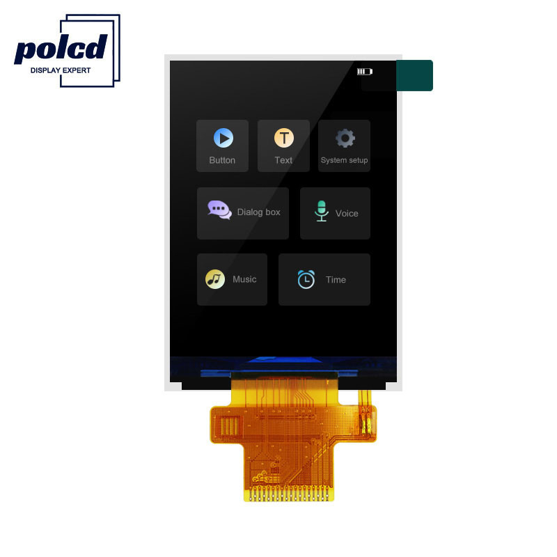 Polcd 18 Pin 2.4 Spi Tft LCDの表示ST7789V2 Tftのタッチ画面の表示