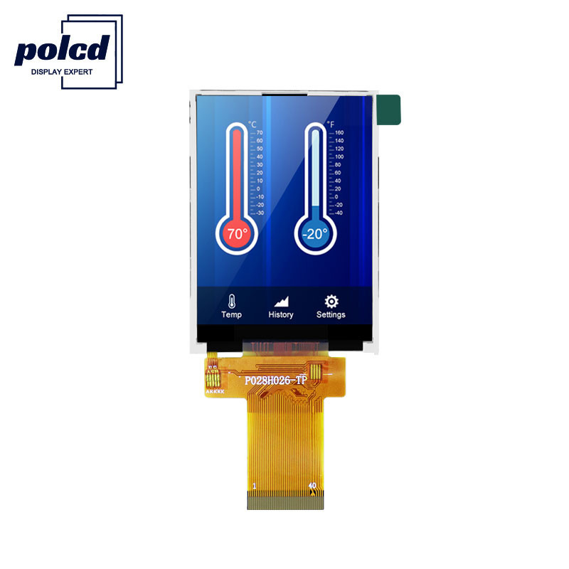 Polcd ILI9341V 2.8 インチ Tft Lcd 350 医学のための Nit Lcd のタッチ画面