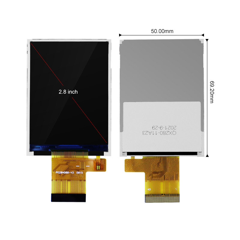 Raspberry Pi ST7789V TFT 240x320 16 ビット 300 Nit 用 Polcd 2.8 インチ タッチスクリーン