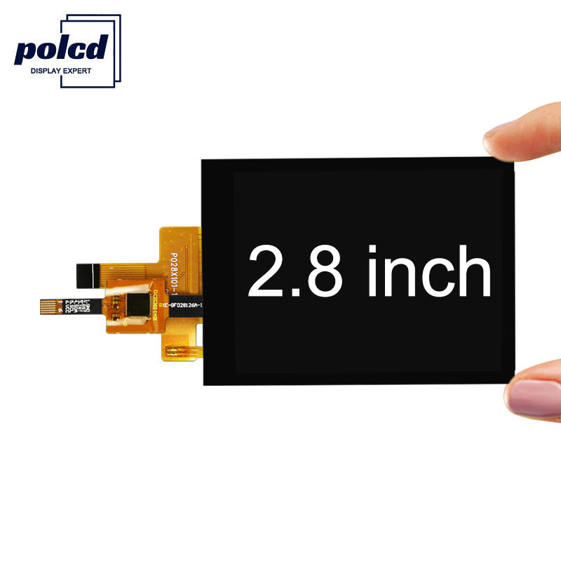 Polcd 300 Nit TFT 容量性タッチスクリーン RoHS 2.8 インチ Tft タッチシールド