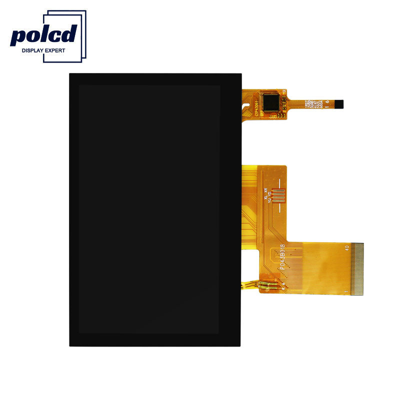 Polcd ピクセル 800x480 TFT 容量性タッチ RGB 24 ビット 4.3 TFT LCD タッチ スクリーン