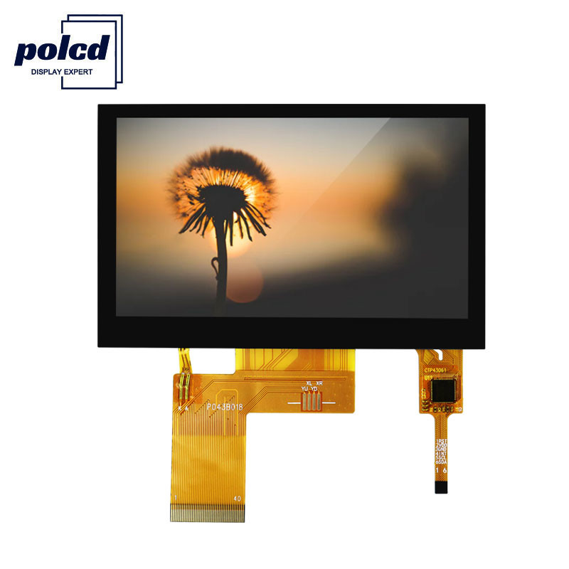 Polcd RGB 24 ビット ディスプレイ 4.3 インチ ST7262E43 800x480 TFT タッチ スクリーン
