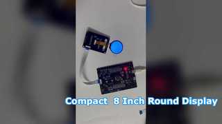 Polcd 1.28 インチ 240x240 円形円形 TFT ディスプレイ