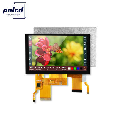 5インチ Ips Tft Lcd ディスプレイ 伝送画面 24 ビット RGB インターフェイス 800*480 ビュー
