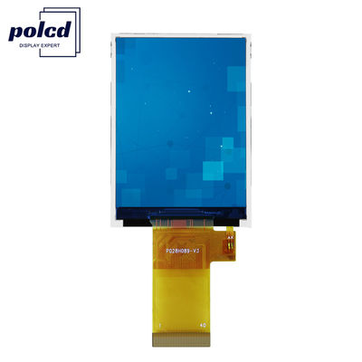 Polcd 高リゾリューション 480x640 TFT LCD モジュール 2.8 SPI RGB CTP インターフェイス付き