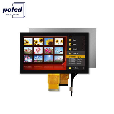 Polcd 7'' Tft Lcd パネル 800x480 容量タッチスクリーン RGB インターフェイス 7 インチ LCD モジュールディスプレイ