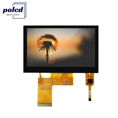 Polcd ST7262E43 4.3 インチ TFT LCD ディスプレイ 280 Nit LCD タッチパネル 800X480
