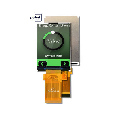 Polcd フルカラーLCDディスプレイ 反射性2.4インチ TFT SPI MCU 20ピンQvga 240x320 TFT LCD