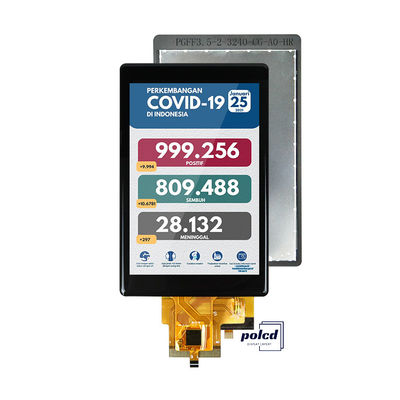 Polcd カスタム 3.5 インチ 320x480 容量タッチパネル 500nit ST7796U IPS Tft Lcd ディスプレイ モジュール