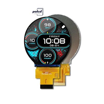 Polcd 2.1 インチ 480x480 IPS ラウンド TFT カラーディスプレイ LCD モジュール、LCM およびパネル用 MIPI インターフェース