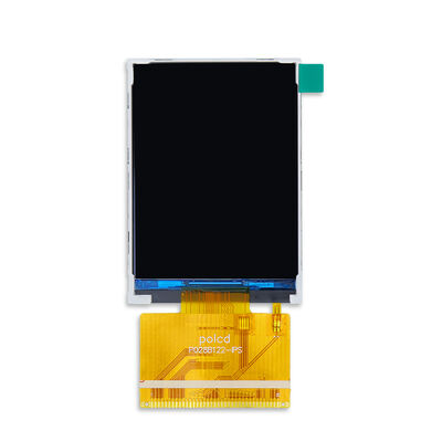 Polcd 小型2.8インチ 240x320 QVGA 高明るさ 300nits SPIインターフェイス IPS TFTディスプレイ