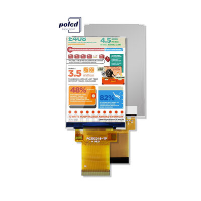 Polcd ILI9488 ディスプレイ Tft LCD 12 0'CLOCK 3.5 Tft LCD ラズベリー パイ 48.96mm