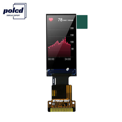 Polcd 80x160 ピクセル 0.96 TFT ディスプレイ 1.5mm TFT LCD モジュール 400 Nit