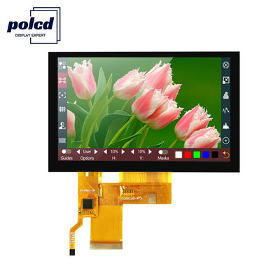 Polcd ピクセル 800x480 TFT 容量性タッチ RGB 24 ビット 4.3 TFT LCD タッチ スクリーン
