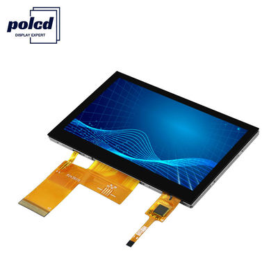 Polcd 40 ピン 4.3 インチ LCD スクリーン ST7262E43 TFT の容量性タッチ画面