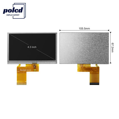 Polcd 4.3 インチ 480x272 Tft LCD ディスプレイ RGB 24 ビット タッチ スクリーン LCD ディスプレイ