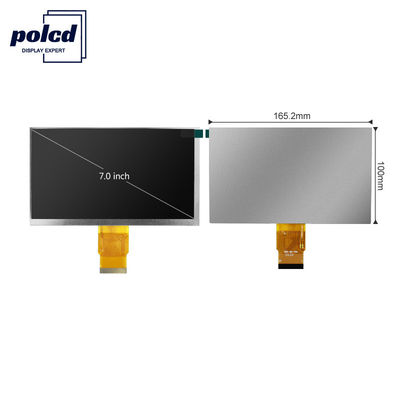 Polcd RoHS 300 Nit 7 インチ LCD ディスプレイ 800X480 ピクセル TFT LCD モジュール